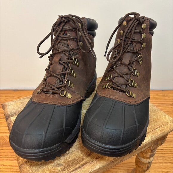 Propét Winter 3M Insulated Mid Lace Waterproof Mens SZ 13X3E Wide Work Boot - Picture 2 of 13